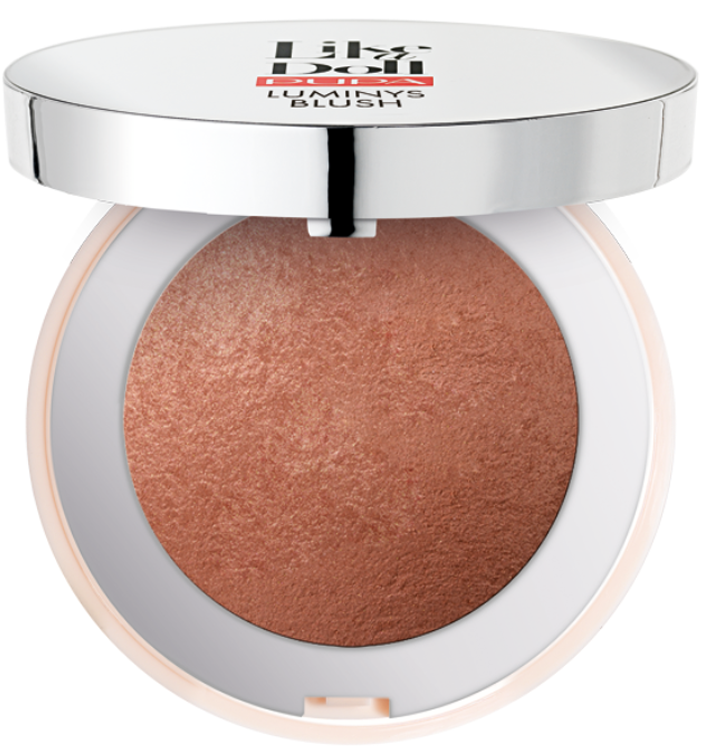 PUPA Like a Doll Luminys Blush Baked Blush Luminous Effect 203 Intense Bronze Запеченные румяна Насыщенный бронзовый