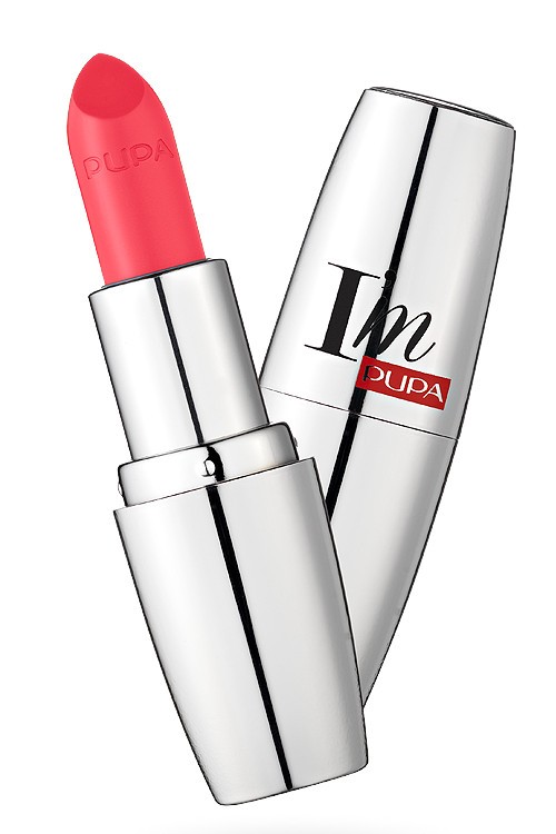 Pupa I'm Pure Colour Lipstick 207 Coral Bomb Губная помада Абсолютный блеск