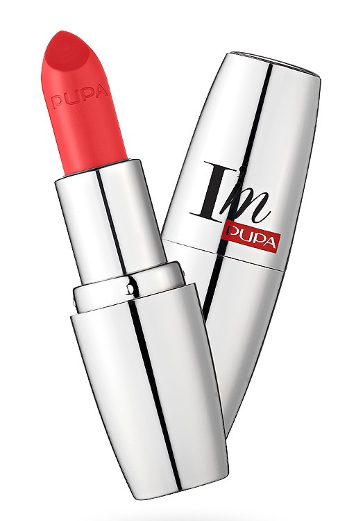 Pupa I'm Pure Colour Lipstick 208 Sunny Coral Губная помада Абсолютный блеск