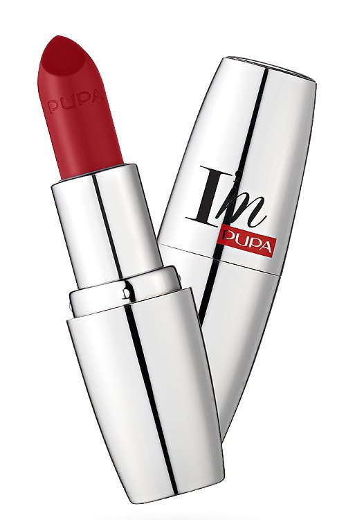 Pupa I'm Pure Colour Lipstick 306 Red Pop Губная помада Абсолютный блеск