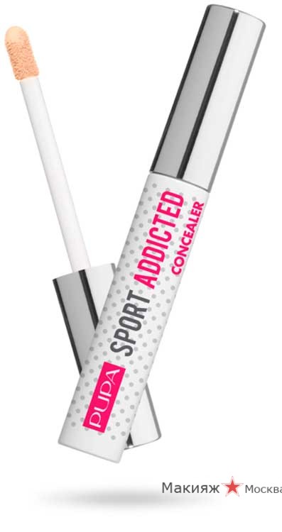 Консилер кремообразный PUPA Sport Addicted Concealer 001 Light Beige Светлый бежевый
