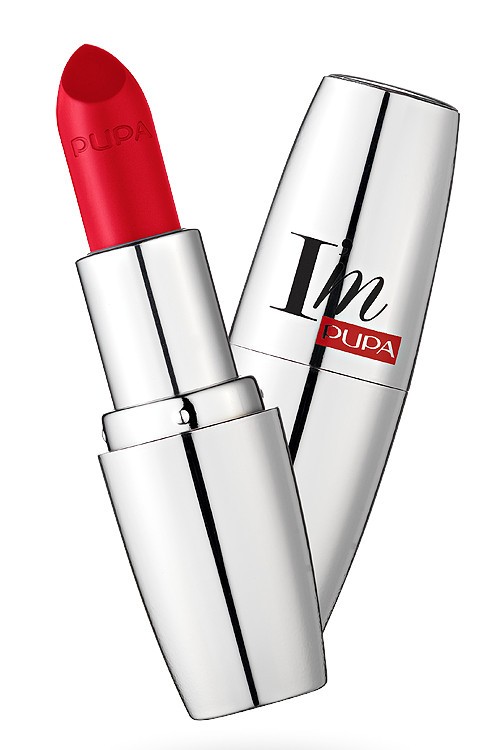 Pupa I'm Pure Colour Lipstick 314 True Red Губная помада Абсолютный блеск