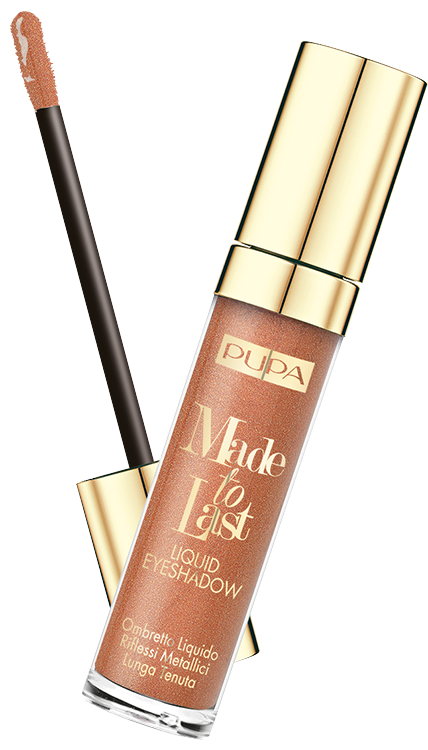 Жидкие тени Металлические Блики PUPA Made To Last Liquid Eyeshadow 004 Precious Copper Драгоценный медный