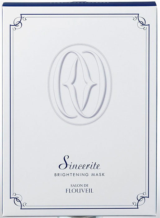 Осветляющая маска Flouveil Sincerite Brightening Mask, 3 шт