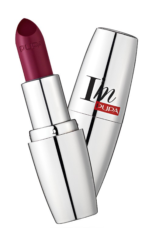Pupa I'm Pure Colour Lipstick 414 Berry Violet Губная помада Абсолютный блеск