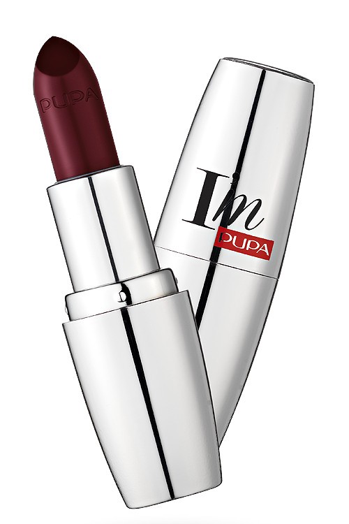 Pupa I'm Pure Colour Lipstick 415 Hot Burgundy Губная помада Абсолютный блеск