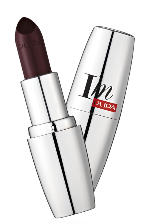 Pupa I'm Pure Colour Lipstick 416 Dark Plum Губная помада Абсолютный блеск