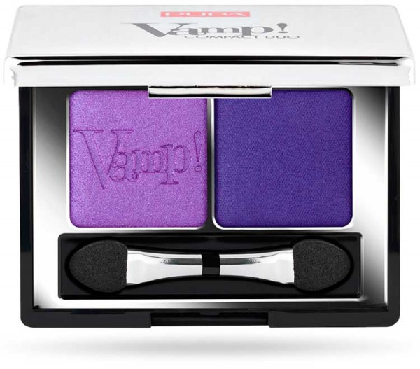 Тени двойные компактные PUPA Vamp! Compact Duo Eyeshadow 011 Rock Violet