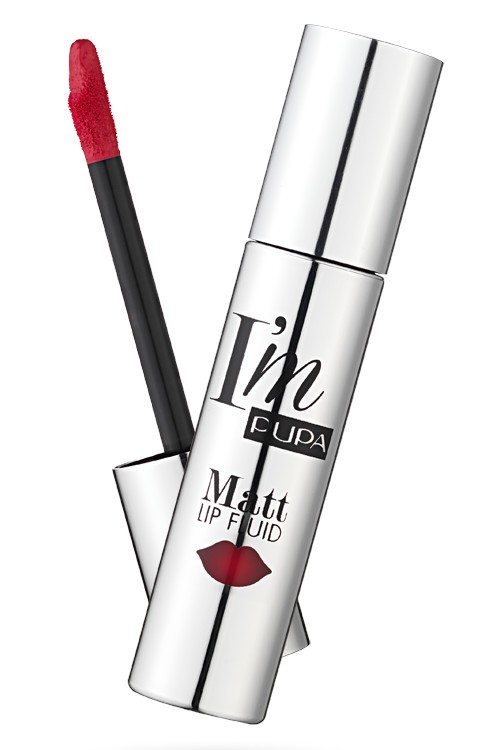 Pupa I'm Matt Lip Fluid 050 Fire Red Матовая жидкая помада Чистый цвет