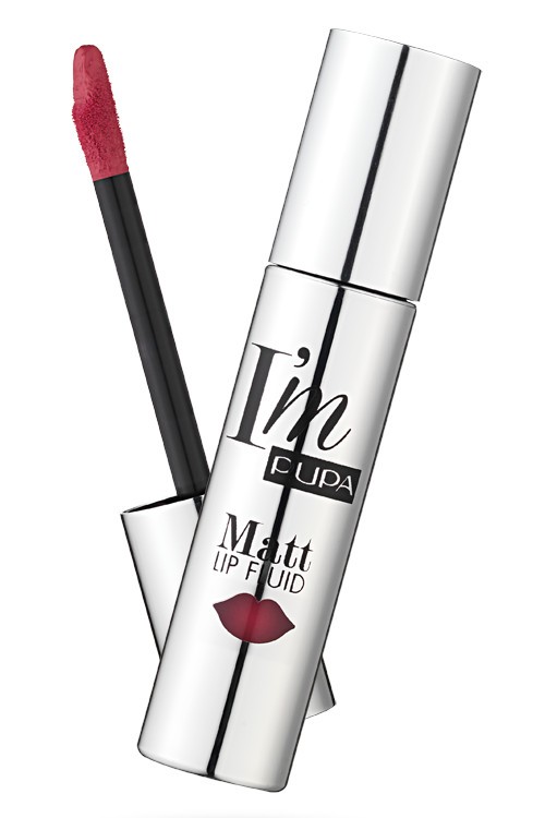 Pupa I'm Matt Lip Fluid 074 Dark Pink Матовая жидкая помада Чистый цвет
