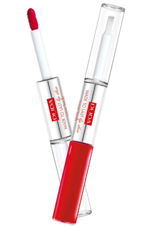 Pupa Made to Last Lip Duo 006 Fire Red Водостойкая жидкая губная помада с защитным покрытием