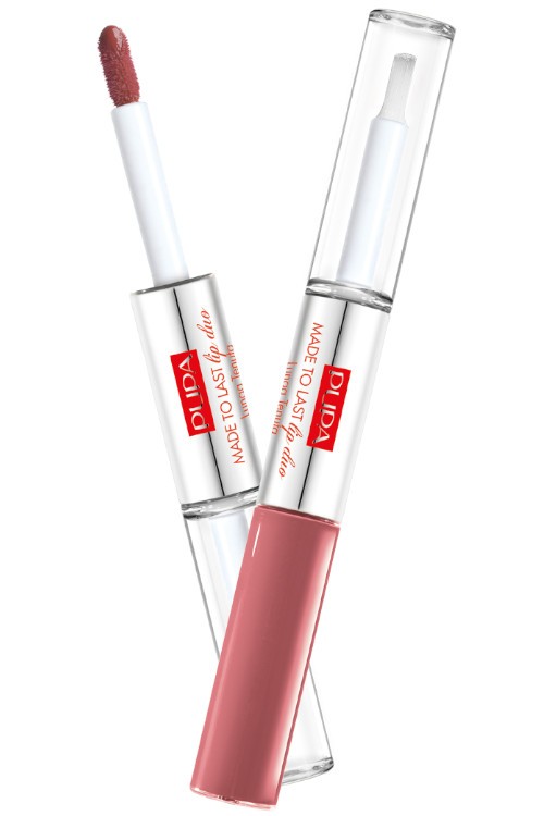 Pupa Made to Last Lip Duo 010 Vintage Pink Водостойкая жидкая губная помада с защитным покрытием